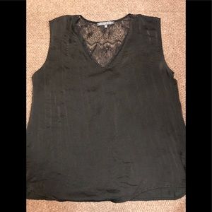 Black tank with Lace back